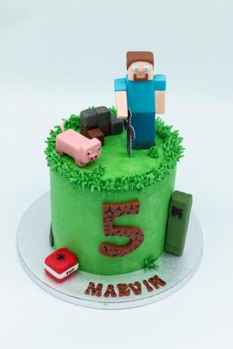 Mine Craft Cake