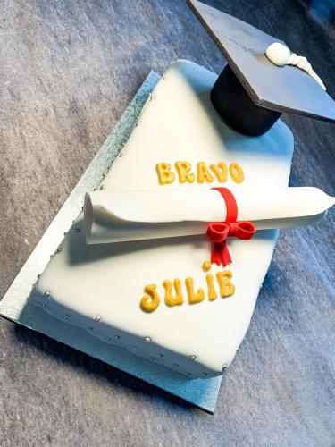 Diplôme cake 